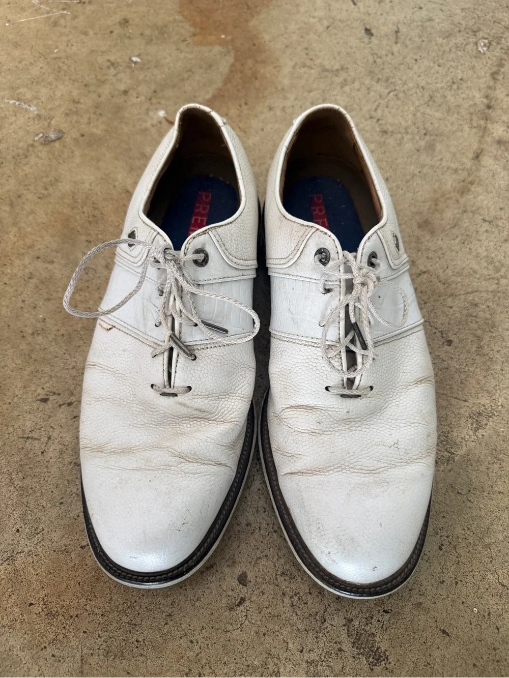 FootJoy White Men’s Athletic Golf Shoes